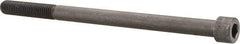 Made in USA - 1/2-13 UNC Hex Socket Drive, Socket Cap Screw - Alloy Steel, Black Oxide Finish, Partially Threaded, 8" Length Under Head - Americas Industrial Supply