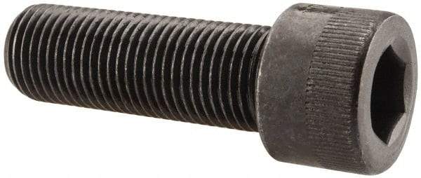 Made in USA - 1/2-20 UNF Hex Socket Drive, Socket Cap Screw - Alloy Steel, Black Oxide Finish, Fully Threaded, 1-1/2" Length Under Head - Americas Industrial Supply