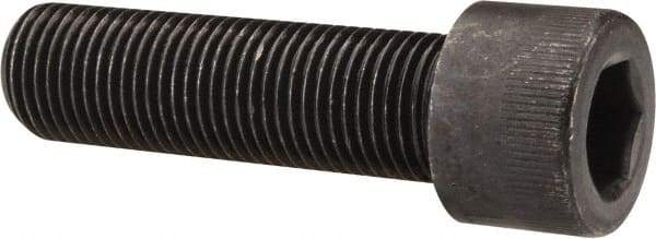 Made in USA - 1/2-20 UNF Hex Socket Drive, Socket Cap Screw - Alloy Steel, Black Oxide Finish, Fully Threaded, 1-3/4" Length Under Head - Americas Industrial Supply