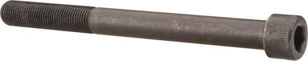 Made in USA - 1/2-20 UNF Hex Socket Drive, Socket Cap Screw - Alloy Steel, Black Oxide Finish, Partially Threaded, 5-1/2" Length Under Head - Americas Industrial Supply