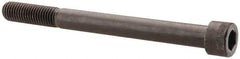 Made in USA - 5/8-11 UNC Hex Socket Drive, Socket Cap Screw - Alloy Steel, Black Oxide Finish, Partially Threaded, 7" Length Under Head - Americas Industrial Supply