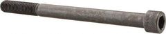 Made in USA - 5/8-11 UNC Hex Socket Drive, Socket Cap Screw - Alloy Steel, Black Oxide Finish, Partially Threaded, 8" Length Under Head - Americas Industrial Supply