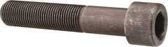 Made in USA - 5/8-18 UNF Hex Socket Drive, Socket Cap Screw - Alloy Steel, Black Oxide Finish, Partially Threaded, 3-1/4" Length Under Head - Americas Industrial Supply