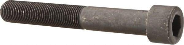 Made in USA - 5/8-18 UNF Hex Socket Drive, Socket Cap Screw - Alloy Steel, Black Oxide Finish, Partially Threaded, 4-1/2" Length Under Head - Americas Industrial Supply