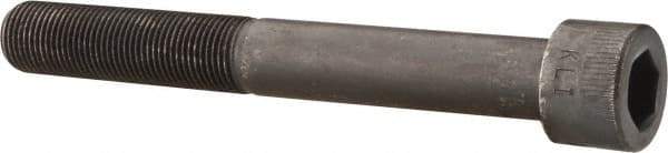 Made in USA - 5/8-18 UNF Hex Socket Drive, Socket Cap Screw - Alloy Steel, Black Oxide Finish, Partially Threaded, 5" Length Under Head - Americas Industrial Supply