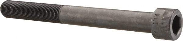 Made in USA - 5/8-18 UNF Hex Socket Drive, Socket Cap Screw - Alloy Steel, Black Oxide Finish, Partially Threaded, 6" Length Under Head - Americas Industrial Supply