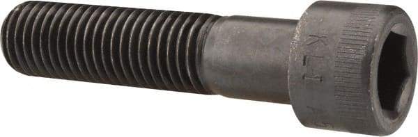 Made in USA - 3/4-10 UNC Hex Socket Drive, Socket Cap Screw - Alloy Steel, Black Oxide Finish, Partially Threaded, 3-1/4" Length Under Head - Americas Industrial Supply