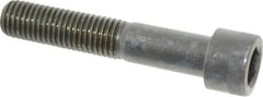 Made in USA - 3/4-10 UNC Hex Socket Drive, Socket Cap Screw - Alloy Steel, Black Oxide Finish, Partially Threaded, 4" Length Under Head - Americas Industrial Supply