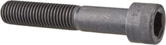 Made in USA - 3/4-10 UNC Hex Socket Drive, Socket Cap Screw - Alloy Steel, Black Oxide Finish, Partially Threaded, 4-1/4" Length Under Head - Americas Industrial Supply
