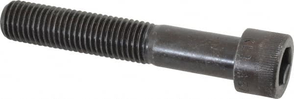 Made in USA - 3/4-10 UNC Hex Socket Drive, Socket Cap Screw - Alloy Steel, Black Oxide Finish, Partially Threaded, 4-1/2" Length Under Head - Americas Industrial Supply