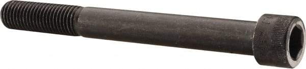 Made in USA - 3/4-10 UNC Hex Socket Drive, Socket Cap Screw - Alloy Steel, Black Oxide Finish, Partially Threaded, 7" Length Under Head - Americas Industrial Supply
