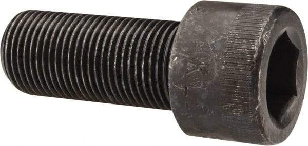 Made in USA - 3/4-16 UNF Hex Socket Drive, Socket Cap Screw - Alloy Steel, Black Oxide Finish, Fully Threaded, 1-3/4" Length Under Head - Americas Industrial Supply