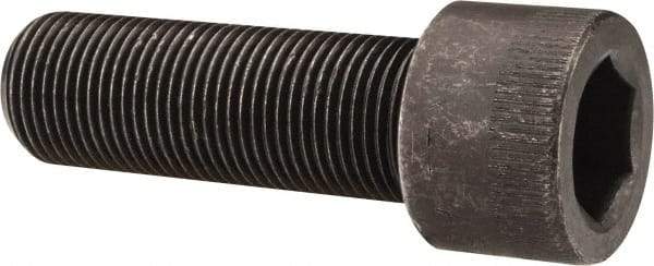 Made in USA - 3/4-16 UNF Hex Socket Drive, Socket Cap Screw - Alloy Steel, Black Oxide Finish, Fully Threaded, 2-1/4" Length Under Head - Americas Industrial Supply