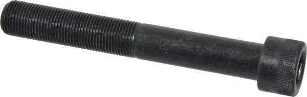 Made in USA - 3/4-16 UNF Hex Socket Drive, Socket Cap Screw - Alloy Steel, Black Oxide Finish, Partially Threaded, 5-1/2" Length Under Head - Americas Industrial Supply