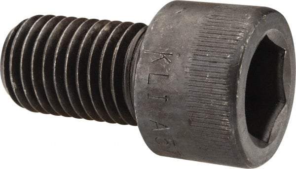 Made in USA - 7/8-9 UNC Hex Socket Drive, Socket Cap Screw - Alloy Steel, Black Oxide Finish, Fully Threaded, 1-1/2" Length Under Head - Americas Industrial Supply