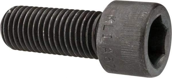Made in USA - 7/8-9 UNC Hex Socket Drive, Socket Cap Screw - Alloy Steel, Black Oxide Finish, Fully Threaded, 2-1/4" Length Under Head - Americas Industrial Supply