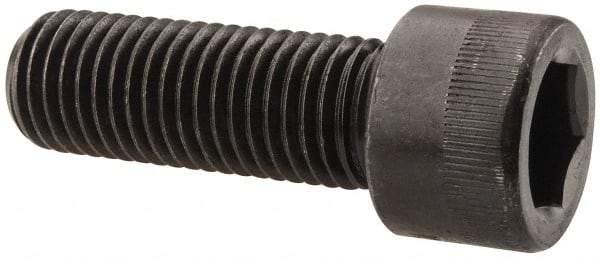 Made in USA - 7/8-9 UNC Hex Socket Drive, Socket Cap Screw - Alloy Steel, Black Oxide Finish, Fully Threaded, 2-1/2" Length Under Head - Americas Industrial Supply