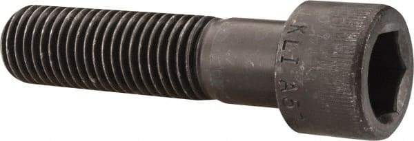 Made in USA - 7/8-9 UNC Hex Socket Drive, Socket Cap Screw - Alloy Steel, Black Oxide Finish, Partially Threaded, 3-1/2" Length Under Head - Americas Industrial Supply