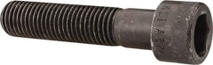 Made in USA - 7/8-9 UNC Hex Socket Drive, Socket Cap Screw - Alloy Steel, Black Oxide Finish, Partially Threaded, 4" Length Under Head - Americas Industrial Supply