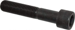Made in USA - 7/8-9 UNC Hex Socket Drive, Socket Cap Screw - Alloy Steel, Black Oxide Finish, Partially Threaded, 4-1/2" Length Under Head - Americas Industrial Supply