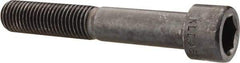 Made in USA - 7/8-9 UNC Hex Socket Drive, Socket Cap Screw - Alloy Steel, Black Oxide Finish, Partially Threaded, 5-1/2" Length Under Head - Americas Industrial Supply