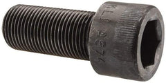 Made in USA - 7/8-14 UNF Hex Socket Drive, Socket Cap Screw - Alloy Steel, Black Oxide Finish, Partially Threaded, 2" Length Under Head - Americas Industrial Supply