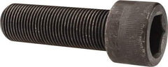 Made in USA - 7/8-14 UNF Hex Socket Drive, Socket Cap Screw - Alloy Steel, Black Oxide Finish, Fully Threaded, 2-3/4" Length Under Head - Americas Industrial Supply