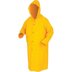 MCR Safety - Size 4XL Yellow Rain Coat - Americas Industrial Supply