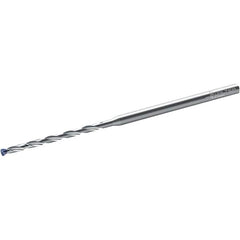 Walter-Titex - 2.8mm, 140° Point, Solid Carbide Micro Drill Bit - 83mm OAL, 43mm Flute Length, 3mm Shank Diam, Series A6589AMP - Americas Industrial Supply