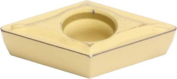 Sumitomo - DPMT21.51 ESU Grade AC820P Carbide Turning Insert - Al2O3 Finish, 55° Diamond, 1/4" Inscr Circle, 3/32" Thick, 1/64" Corner Radius - Americas Industrial Supply