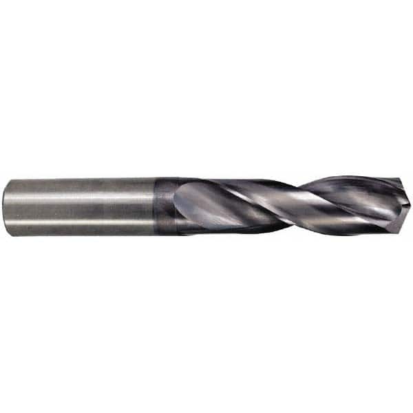 M.A. Ford - 8.3mm 142° Spiral Flute Solid Carbide Screw Machine Drill Bit - Americas Industrial Supply