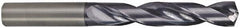 M.A. Ford - 10.9mm 142° Solid Carbide Jobber Drill - ALtima Finish, Right Hand Cut, Spiral Flute, Straight Shank, 120mm OAL - Americas Industrial Supply