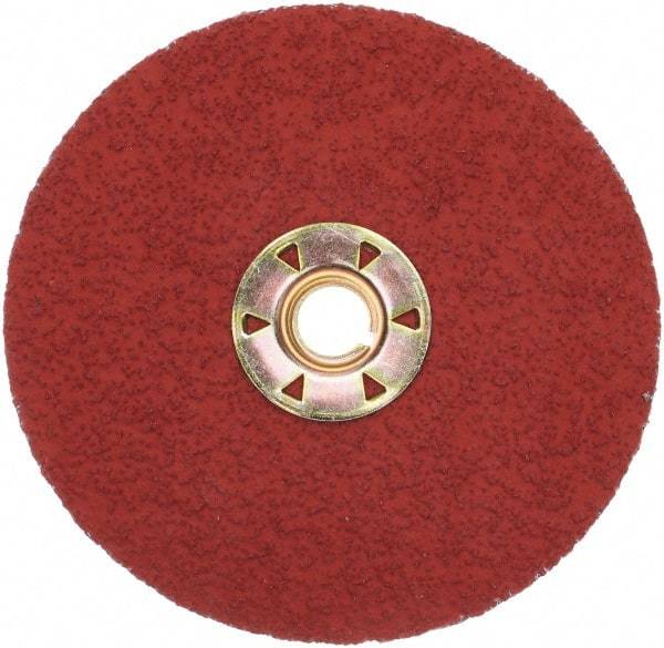 3M - 5" Diam 36 Grit Fiber Disc - Very Coarse Grade, Ceramic, 12,000 Max RPM, Series 987C - Americas Industrial Supply