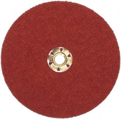 3M - 7" Diam 36 Grit Fiber Disc - Very Coarse Grade, Ceramic, 8,600 Max RPM, Series 987C - Americas Industrial Supply