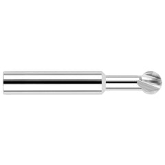 Harvey Tool - 1/16" Diam 270° Wrap Angle 0.0529" LOC 2-Flute Uncoated Undercut End Mill - Exact Industrial Supply