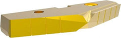 Allied Machine and Engineering - 3-27/32" Diam x 7/16" Thick, Seat Code 7, 144° Included Angle Spade Drill Insert - TiN Coated, High Speed Steel, Series GEN2 T-A - Americas Industrial Supply