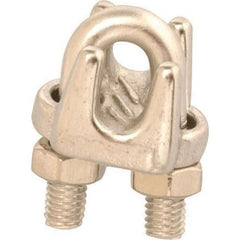 Campbell - Wire Rope Hardware & Accessories Type: Wire Rope Clip For Rope Diameter: 1/8 (Inch) - Americas Industrial Supply