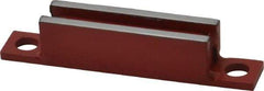 Mag-Mate - 1/2" Wide x 5/8" Thick, End Mount Neodymium Rare Earth Fixture Magnet - 32 Lb Average Holding Capacity, 32 Lb Max Holding Capacity, Stainless Steel Housing - Americas Industrial Supply