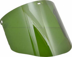 3M - Green Polycarbonate Welding Window - 9" High x 14-1/2" Wide x 0.08" Thick, Shade 3, Compatible with Aearo AOSafety 82500 & 82501 Headgear - Americas Industrial Supply