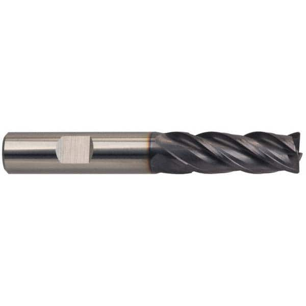 Guhring - 3/8" Diam, 1" Length of Cut, 3/8" Shank Diam, 2-1/2" OAL, 4 Flute Solid Carbide Square End Mill - Americas Industrial Supply