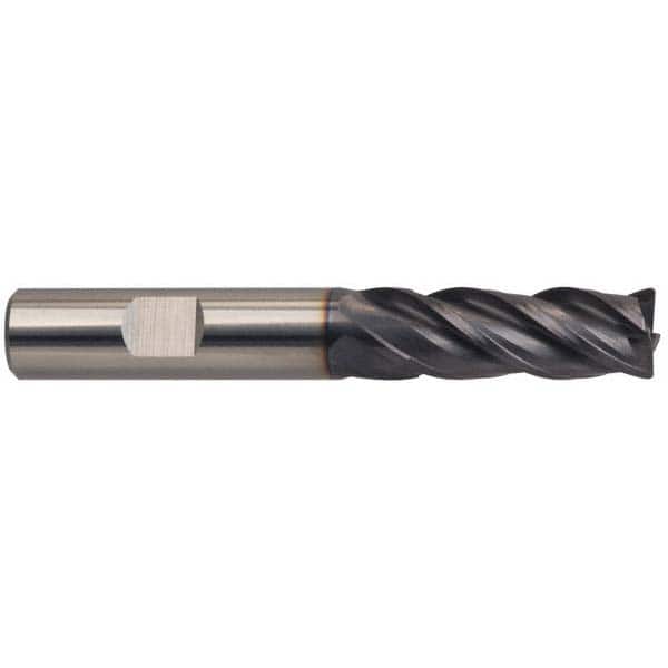 Guhring - 5/8" Diam 4 Flute Solid Carbide 0.031" Corner Radius End Mill - Americas Industrial Supply