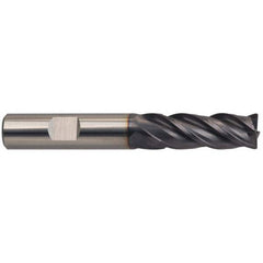 Guhring - 1" Diam 4 Flute Solid Carbide 0.09" Corner Radius End Mill - Americas Industrial Supply