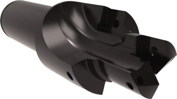 Allied Machine and Engineering - ISO 11926-1, MS 16142, SAE J1926-1 Standard, 7/8-14" Thread, 10 Tube Dash Number, 15° Porting Angle, 0.807" Pilot Diam, 1" Shank Diam, Indexable Spade Blade Insert Porting Tool - 2 Porting Inserts, 4.671" Overall Length - Americas Industrial Supply