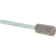 Rex Cut Product - 1/2" Head Diam x 1/2" Thickness, W163, Cylinder End, Aluminum Oxide Mounted Point - White, Medium Grade, 59,990 RPM - Americas Industrial Supply
