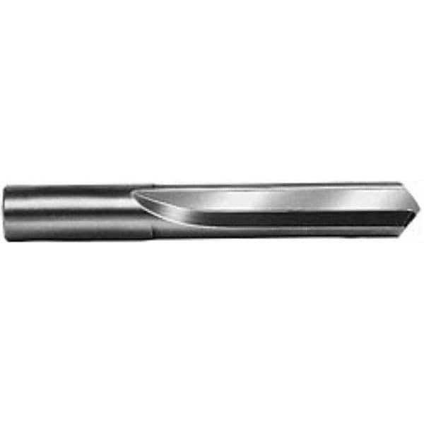 SGS - 31/64", 140° Point, Solid Carbide Straight Flute Drill Bit - Americas Industrial Supply
