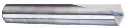 Hertel - #16, 0.177", 140° Point, Solid Carbide Straight Flute Drill Bit - Americas Industrial Supply