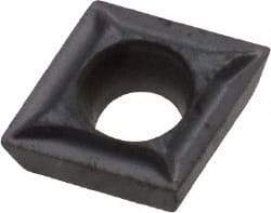 Kennametal - CPGT21.50 LF Grade KC5025 Carbide Turning Insert - TiAlN Finish, 80° Diamond, 1/4" Inscr Circle, 3/32" Thick, 0.0039" Corner Radius - Americas Industrial Supply