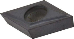Kennametal - DCGT21.5X0 LF Grade KC5025 Carbide Turning Insert - TiAlN Finish, 55° Diamond, 1/4" Inscr Circle, 3/32" Thick, 0.002" Corner Radius - Americas Industrial Supply