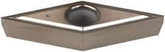 Kennametal - VBGT220 LF Grade KC5410 Carbide Turning Insert - TiB2 Finish, 35° Diamond, 1/4" Inscr Circle, 1/8" Thick, 0.0039" Corner Radius - Americas Industrial Supply