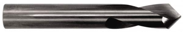 Made in USA - 1" Body Diam, 90°, 4" OAL, Solid Carbide Spotting Drill - Americas Industrial Supply